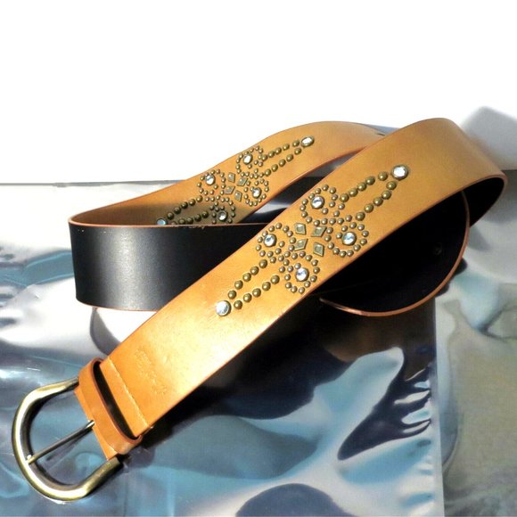 Levi Strauss - Signature - 2 inch wide Synthetic Leather Waist Belt XL/TG - Picture 2 of 12